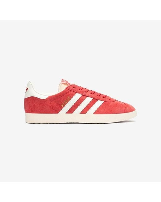 Adidas Gazelle "glory Red" Suede Sneakers