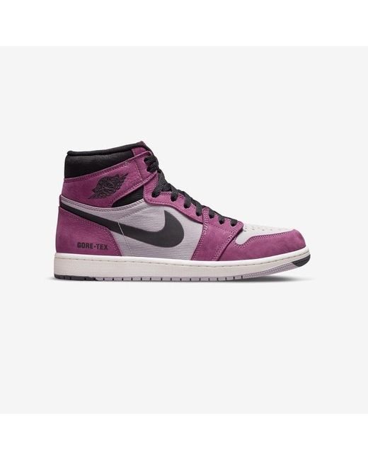 Nike Purple Air Jordan 1 Shoes Leather for men