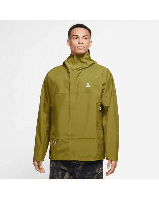 Nike Acg Cascade Rain Jacket in Green for Men | Lyst