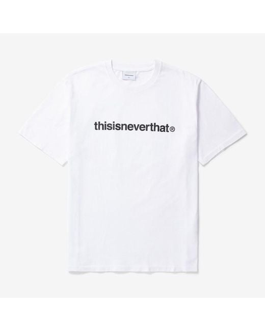 Thisisneverthat White T-logo Tee for men