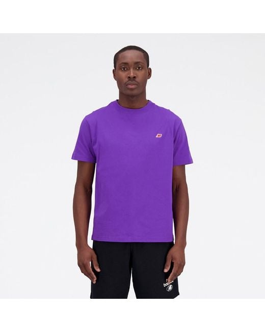 New Balance Made In Usa Core T-shirt in Purple for Men | Lyst