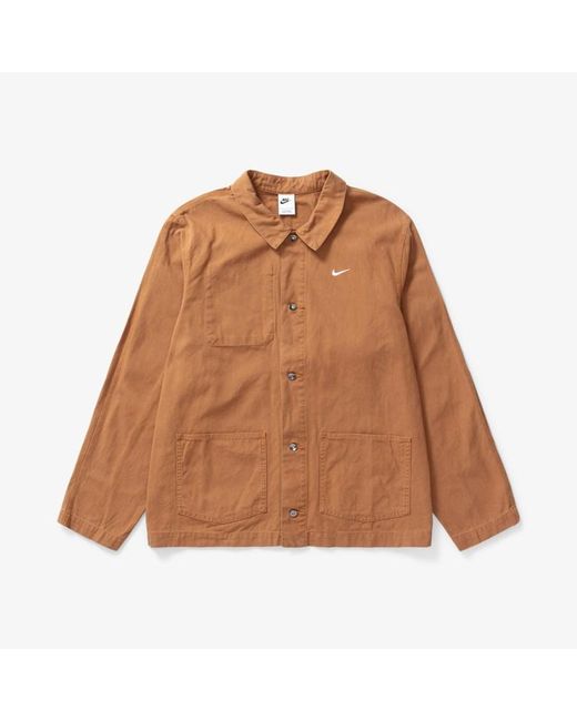 Nike Life Unlined Chore Coat in Brown for Men Lyst
