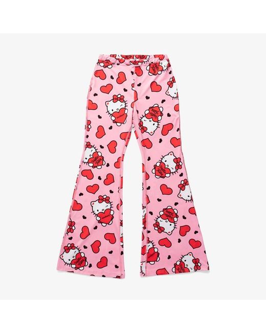 Soulland Red Martha Pants X Hello Kitty