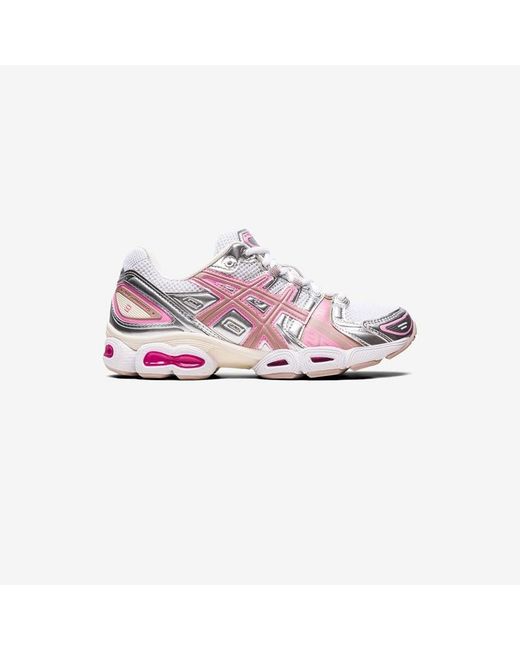 asics gel nimbus 9 blue pink
