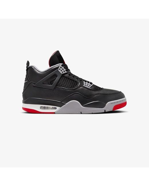 Nike Black Air Jordan 4 Retro for men
