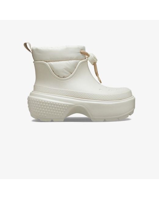 Crocs™ Stomp Puff Boot in White | Lyst