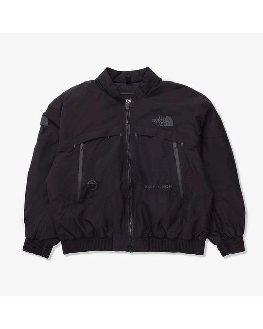 The North Face Black Rmst Steep Tech Bomb Shell Gtx Jacket for men