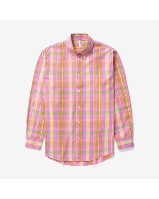 sunflower Pink Button Down Shirt for men
