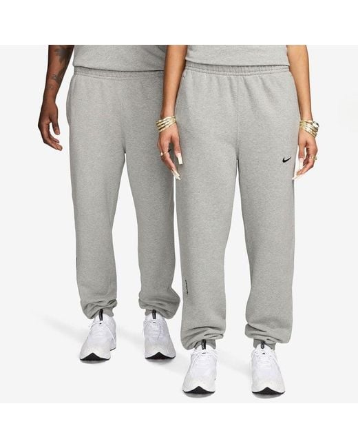 Nike Gray Fleece Pant X Nocta for men