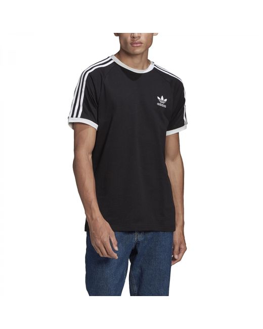 adidas Originals Adicolor Classics 3-Streifen T-Shirt in Schwarz für Herren  - Sparen Sie 12% | Lyst DE