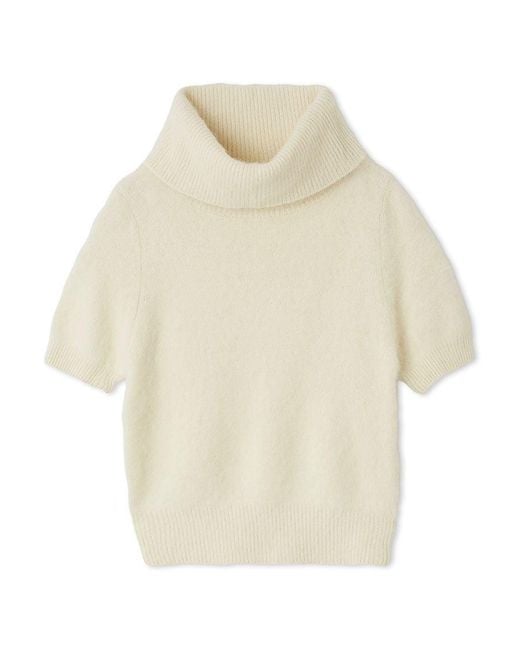 SNIDEL Natural Fox Fur Turtle Pullover