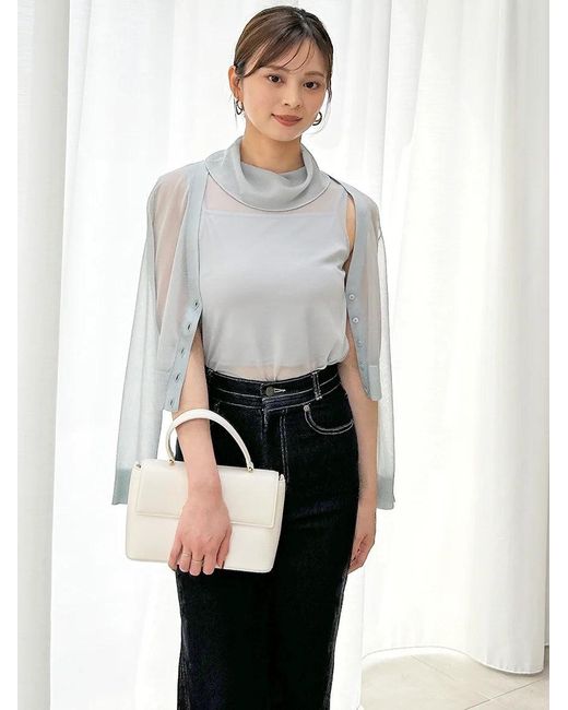 SNIDEL Pink Sheer Knit Ensemble
