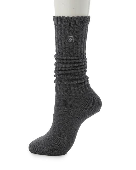 SNIDEL Black Loose Fit Socks