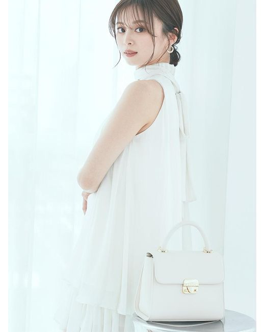 SNIDEL Blue Gathered Sleeveless Blouse Set
