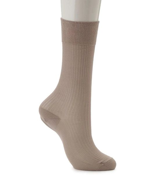 SNIDEL Yellow Sheer Rib Socks