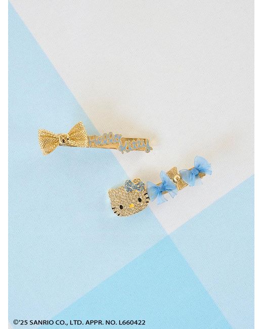 SNIDEL White [Hello Kitty] Hair Pin Set