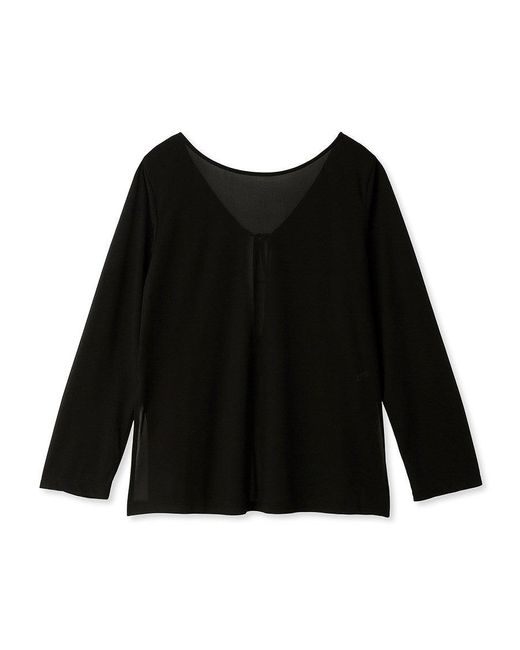 SNIDEL Natural Back Ribbon Rashguard