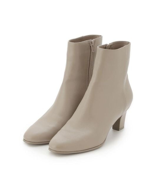 SNIDEL Black Classic Leather Ankle Boots