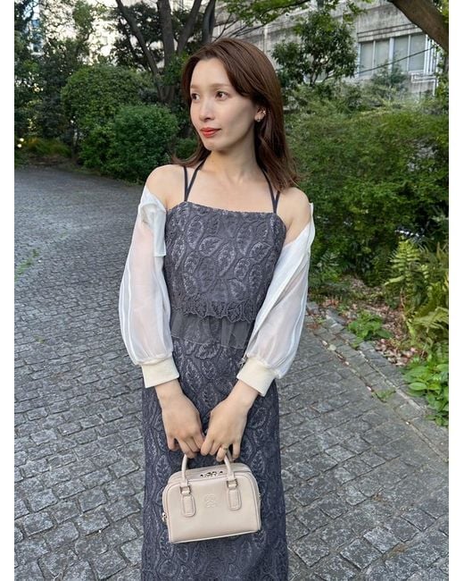 SNIDEL White Sheer Blouson Jacket