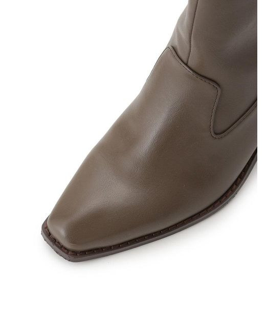 SNIDEL Black Wide Width Short Boots