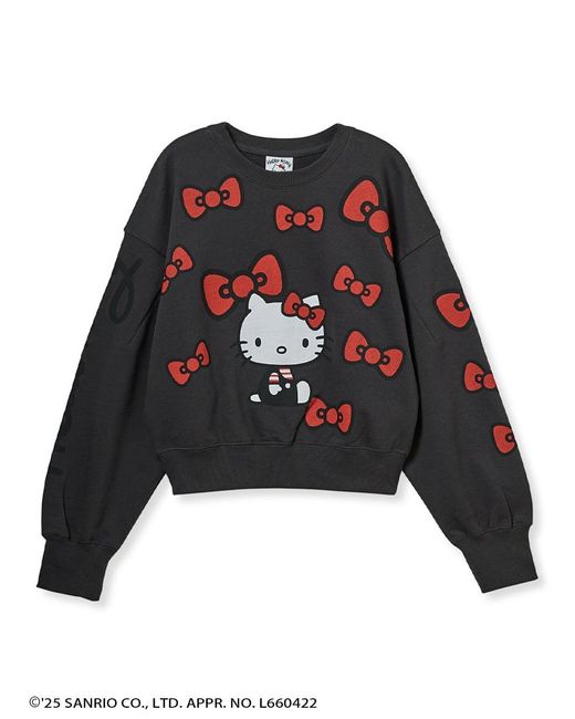 SNIDEL Gray [Hello Kitty] Sweat Pullover
