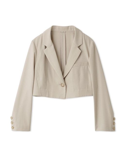 SNIDEL Natural Cropped Jacket
