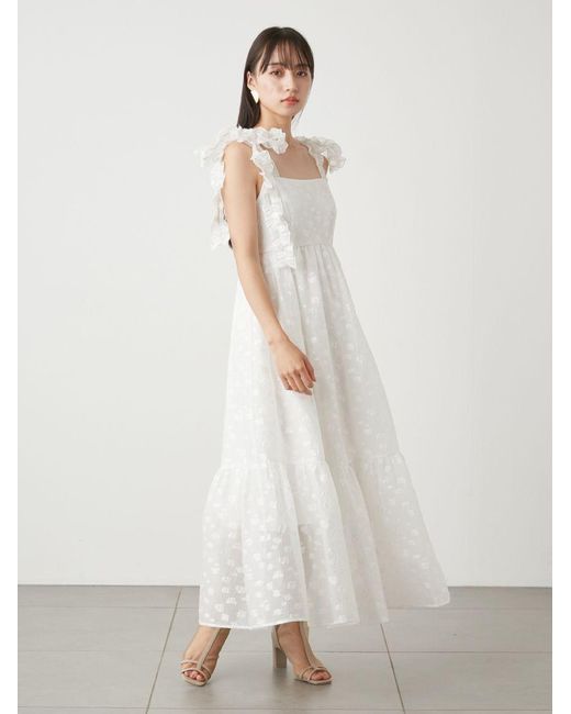 lace tie back dress Petal Silk Tie-Back Dress Medium main image 1