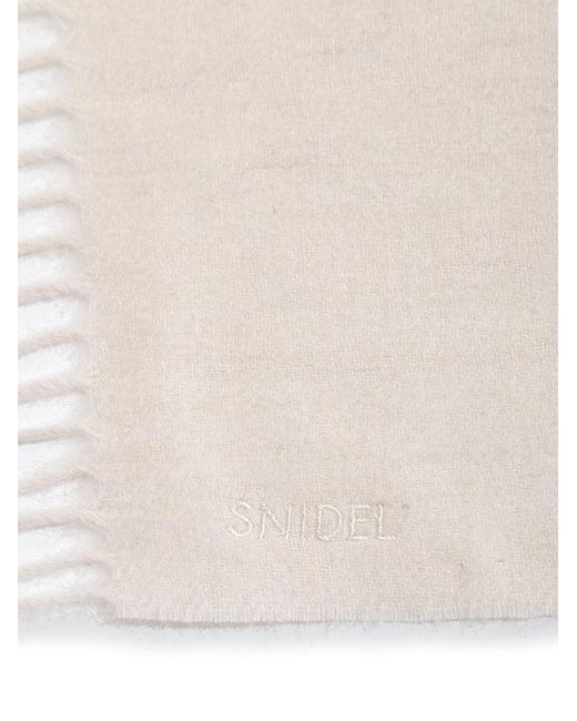 SNIDEL Pink Cashmere Blend Scarf