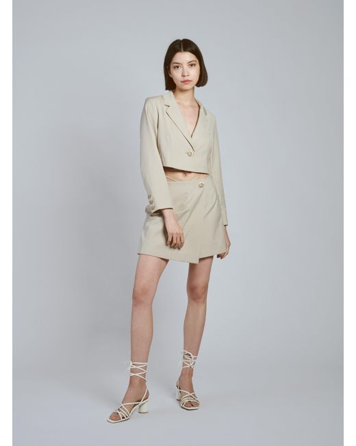 SNIDEL Natural Cropped Jacket