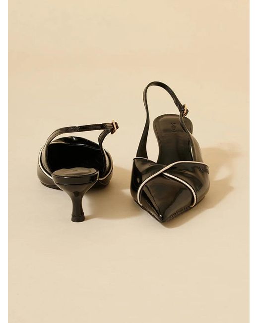 SNIDEL Metallic Twist Bow Pumps