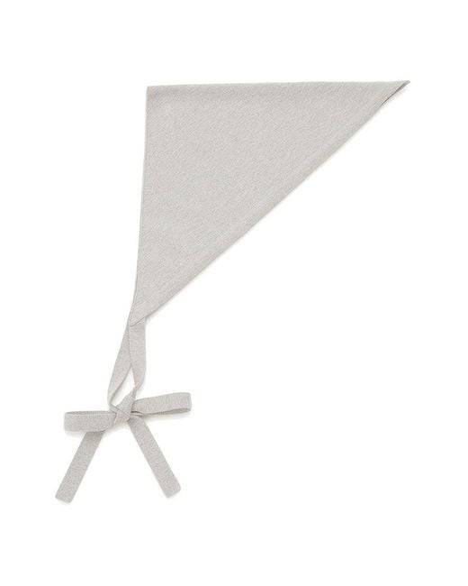 SNIDEL Brown Knitted Bandana