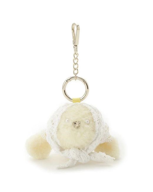 SNIDEL Pink Scarf Motif Charm