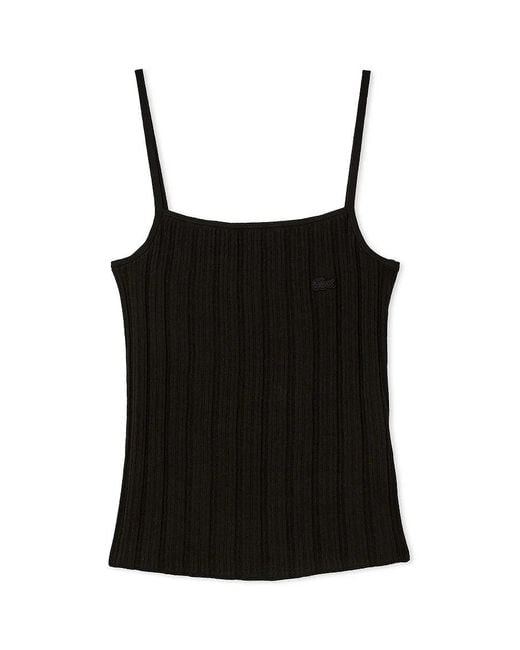 SNIDEL White Lacoste Camisole Knit Pullover