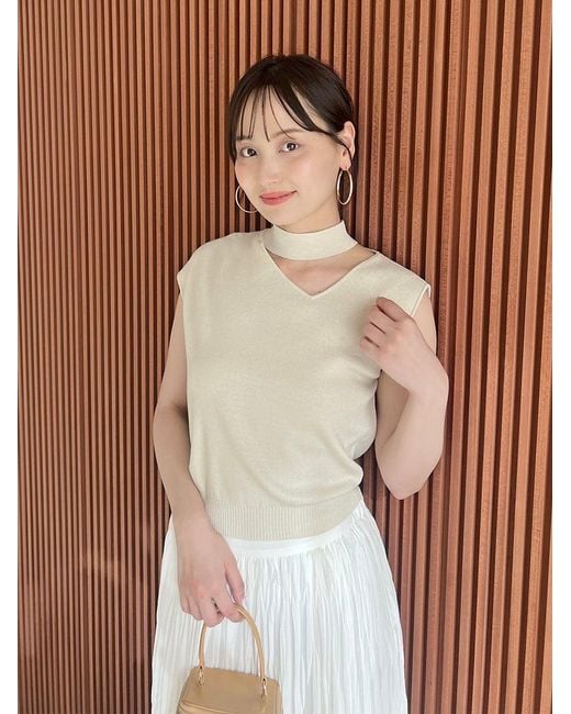 SNIDEL Brown Pleated Circular Skirt