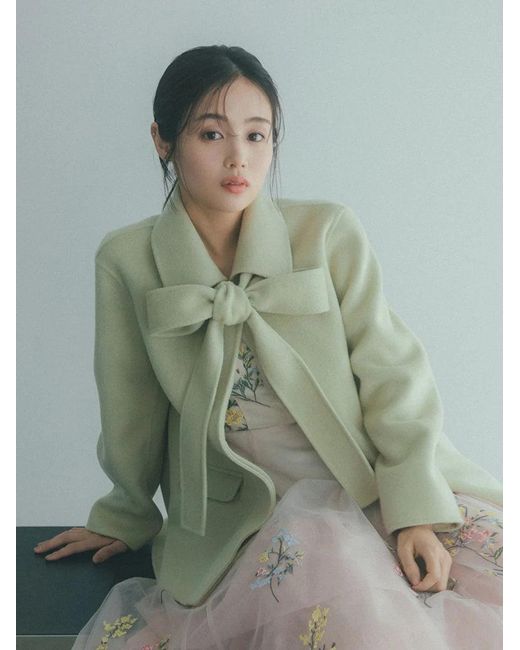 SNIDEL Natural River Ribbon Jacket