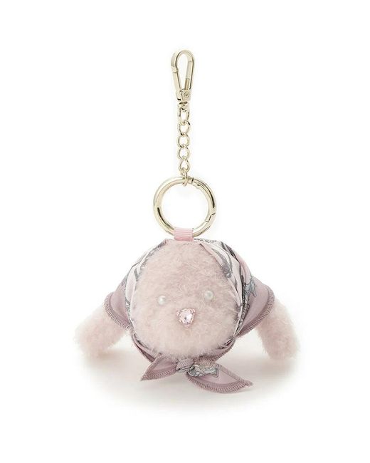 SNIDEL White Scarf Motif Charm