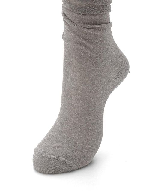 SNIDEL Black Volume Frill Sheer Socks