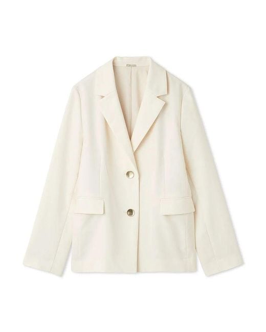 SNIDEL Natural Minimalist Lightweight Lined Blazer