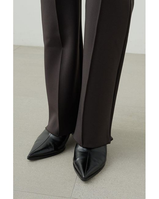 SNIDEL Gray Simple Formal Trouser