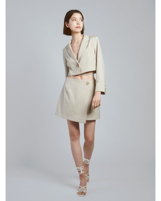 SNIDEL Natural Cropped Jacket