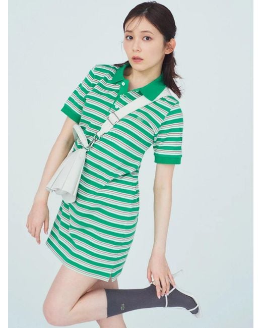 SNIDEL White Lacoste Polo Dress