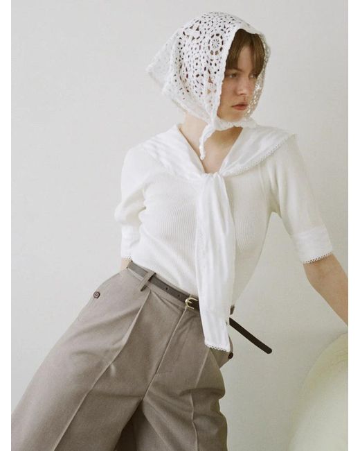 SNIDEL Gray Belted Shorts