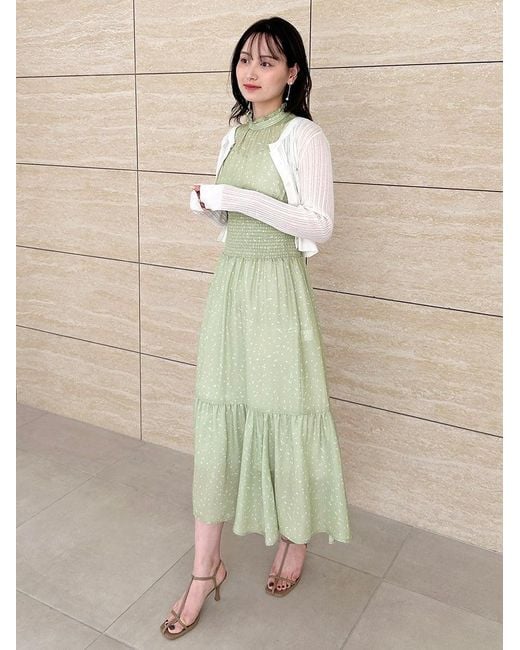 SNIDEL Natural Sheer Cardigan