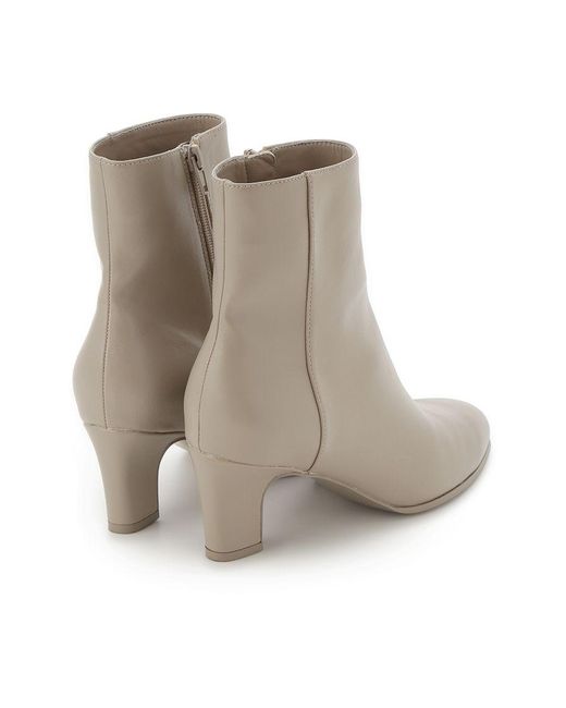 SNIDEL Black Classic Leather Ankle Boots