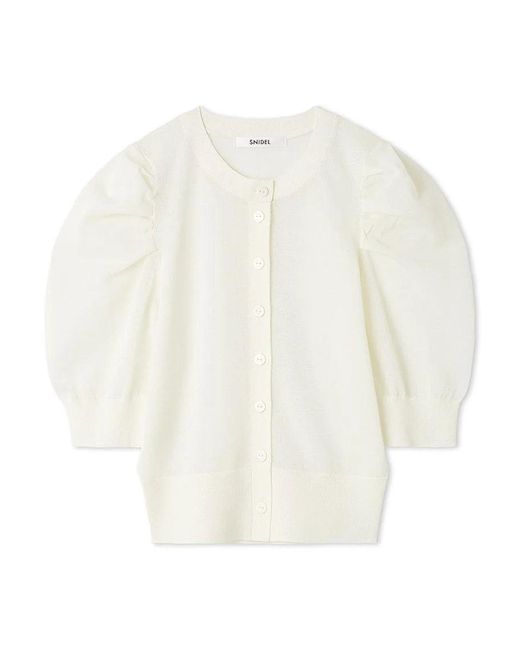 SNIDEL Black Sparkle Aurora Cardigan