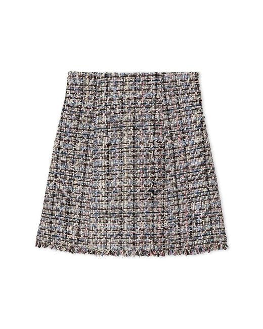 SNIDEL White Tweed Skort