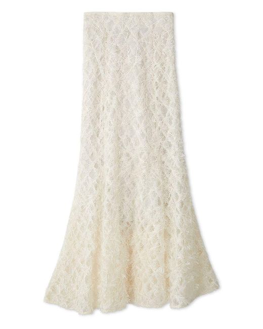 SNIDEL Natural Lace Jacquard Skirt