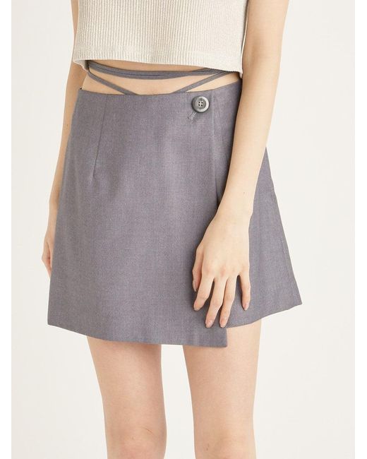 SNIDEL Black Ska Skorts