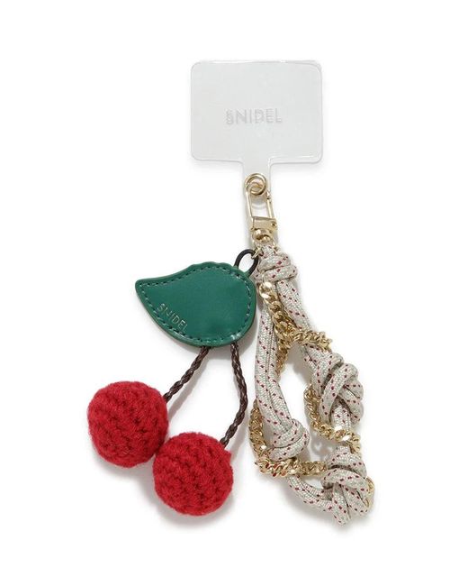 SNIDEL White Motif Charm