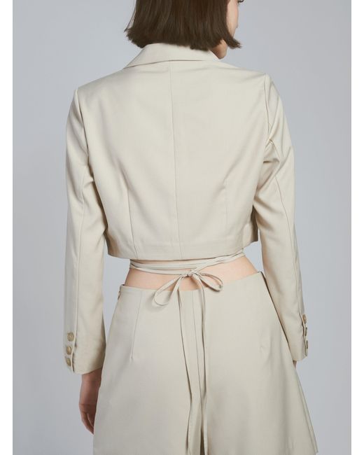 SNIDEL Natural Cropped Jacket